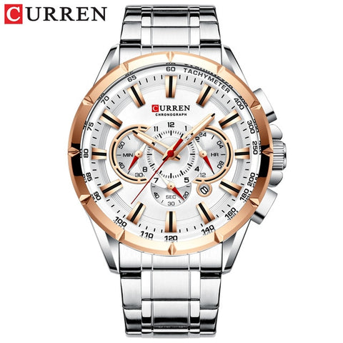 CURREN Men Watch 2019 Top Brand Luxury relogio masculino Sports Chronograph Men Wrist Watch Military For Meski Male Clock Quartz