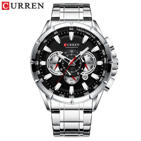 CURREN Men Watch 2019 Top Brand Luxury relogio masculino Sports Chronograph Men Wrist Watch Military For Meski Male Clock Quartz