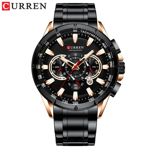 CURREN Men Watch 2019 Top Brand Luxury relogio masculino Sports Chronograph Men Wrist Watch Military For Meski Male Clock Quartz