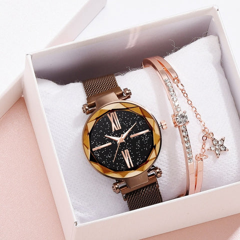 2019 Women Watches Bracelet Luxury Rose Gold Fashion Ladies Watches Women's Quartz Wristwatch Young Girl Wrist Watch reloj mujer