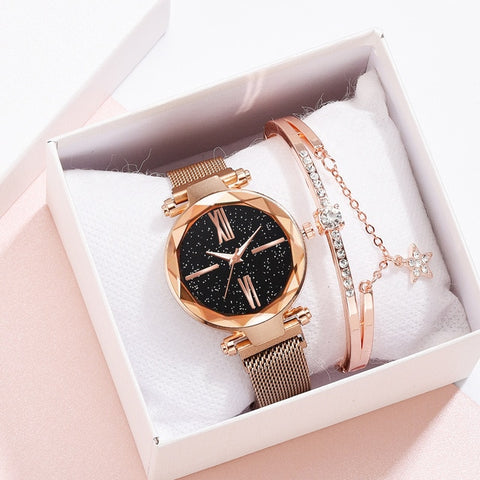 2019 Women Watches Bracelet Luxury Rose Gold Fashion Ladies Watches Women's Quartz Wristwatch Young Girl Wrist Watch reloj mujer