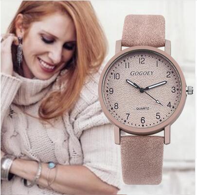 Gogoey Women's Watches Luxury Leather Ladies Watch 2019 Fashion Wristwatch Women Bracelet Watches Clock Relogio Feminino Saat