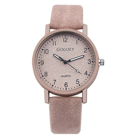 Gogoey Women's Watches Luxury Leather Ladies Watch 2019 Fashion Wristwatch Women Bracelet Watches Clock Relogio Feminino Saat