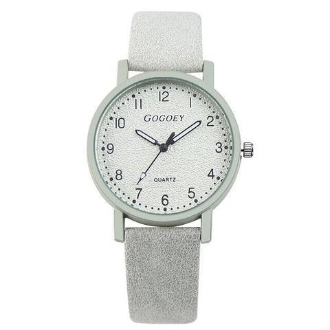 Gogoey Women's Watches Luxury Leather Ladies Watch 2019 Fashion Wristwatch Women Bracelet Watches Clock Relogio Feminino Saat