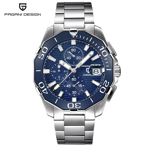 2019 New Brand PAGANI DESIGN 1617 Men's Military Sport Mechanical Watches Waterproof Stainless Steel Top Brand Luxury Men Watch