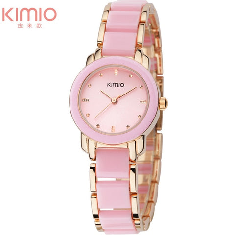 Kimio luxury Fashion Women's watches quartz watch bracelet wristwatches stainless steel bracelet women watches with Gift Box