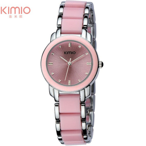 Kimio luxury Fashion Women's watches quartz watch bracelet wristwatches stainless steel bracelet women watches with Gift Box