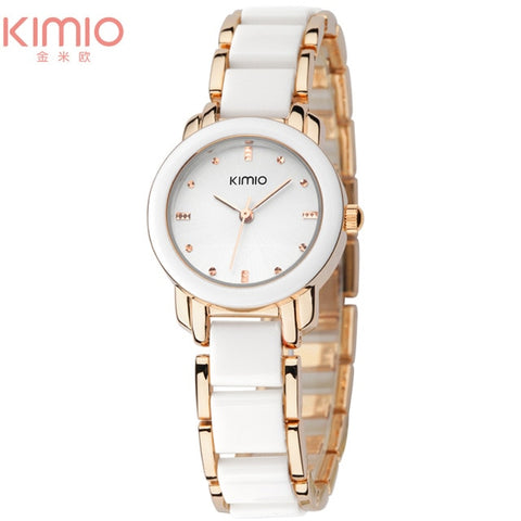 Kimio luxury Fashion Women's watches quartz watch bracelet wristwatches stainless steel bracelet women watches with Gift Box