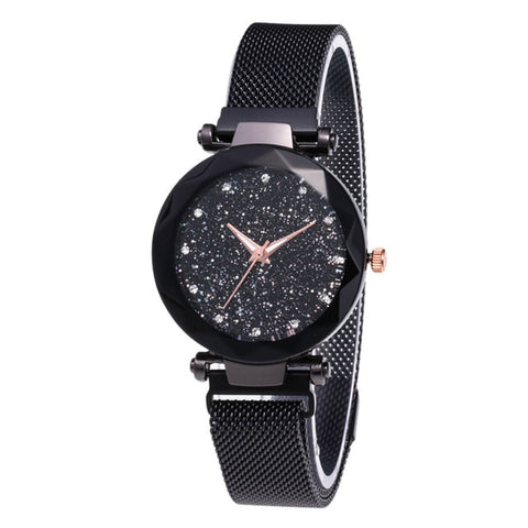 Luxury Brand Fashion Women Watch Star Sky Watch Ladies Magnet Stone Milan Mesh Belt Women's Watch Relogio Feminino 2020 Gift