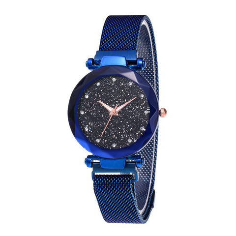 Luxury Brand Fashion Women Watch Star Sky Watch Ladies Magnet Stone Milan Mesh Belt Women's Watch Relogio Feminino 2020 Gift