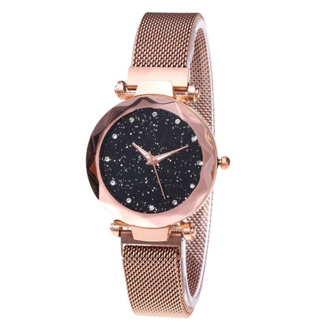 Luxury Brand Fashion Women Watch Star Sky Watch Ladies Magnet Stone Milan Mesh Belt Women's Watch Relogio Feminino 2020 Gift