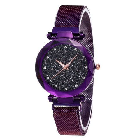 Luxury Brand Fashion Women Watch Star Sky Watch Ladies Magnet Stone Milan Mesh Belt Women's Watch Relogio Feminino 2020 Gift