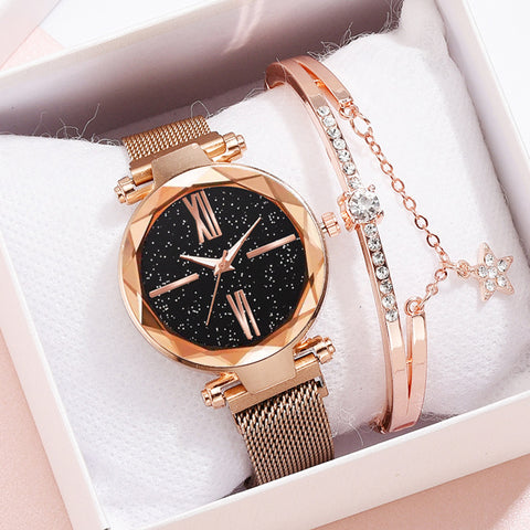 2019 Women Watches Bracelet Luxury Rose Gold Fashion Ladies Watches Women's Quartz Wristwatch Young Girl Wrist Watch reloj mujer