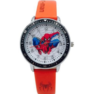 Marvel Hero Cartoon Watch Spiderman Students kids watches Leather Quartz Captain America Watch Boys Birthday Gift Children Watch