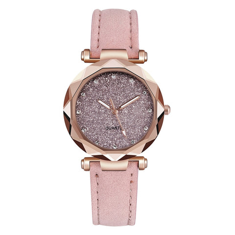 Luxury Women Watches 2019 Fashion Diamond Starry Sky Ladies Watch Casual Women Quartz Wristwatch Relogio Feminino Zegarek Damski