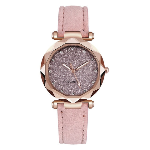 Luxury Women Watches 2019 Fashion Diamond Starry Sky Ladies Watch Casual Women Quartz Wristwatch Relogio Feminino Zegarek Damski