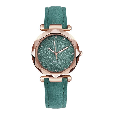 Luxury Women Watches 2019 Fashion Diamond Starry Sky Ladies Watch Casual Women Quartz Wristwatch Relogio Feminino Zegarek Damski