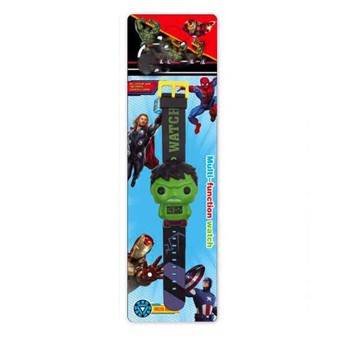 Electronic Cartoon Children's Watch Telescopic Deformation Iron Spiderman Child Watches For Student Boys Girl Kids Wristwatch