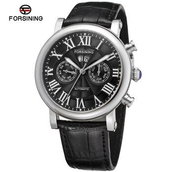 Luxury Men Automatic Wristwatch Forsining Mechanical Military Clock Watch for Male Gift Relogio Masculino Drop Shipping