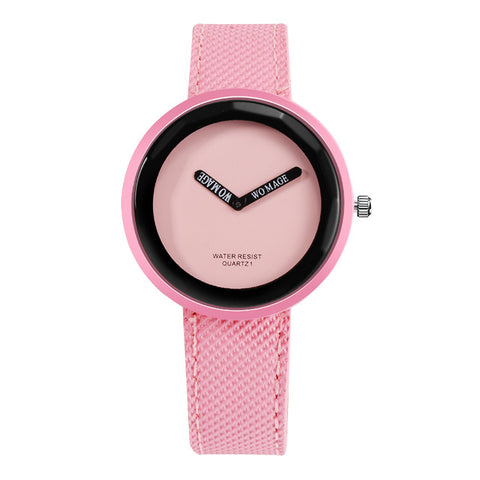 Hot Sale Candy Color Fashion Women's Watches Leather Ladies Watch Women Watches Girl Watch Simple Clock часы женские reloj muje