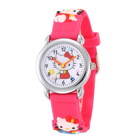 Superman Cartoon Watches Boys Cool Rubber Quartz Kids Watch Clock Gift Hot Relogio Infantil  New Trend Relogio Infantil