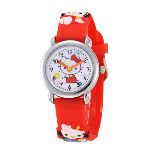 Superman Cartoon Watches Boys Cool Rubber Quartz Kids Watch Clock Gift Hot Relogio Infantil  New Trend Relogio Infantil