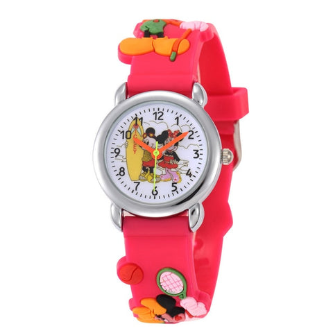 Superman Cartoon Watches Boys Cool Rubber Quartz Kids Watch Clock Gift Hot Relogio Infantil  New Trend Relogio Infantil