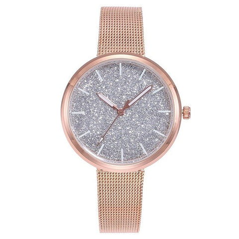 New Arriveshi Simple Fashion Women's Watch Sparkling Women's Watch Relogio Feminino Montre Femme Horloge Zegarek Damski