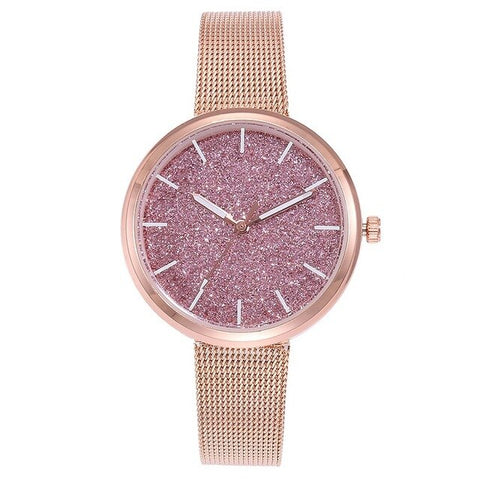 New Arriveshi Simple Fashion Women's Watch Sparkling Women's Watch Relogio Feminino Montre Femme Horloge Zegarek Damski