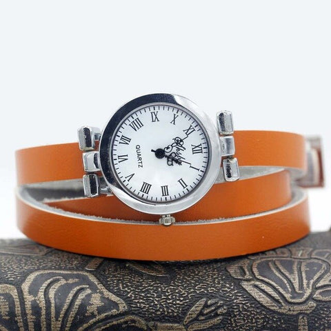 Shsby New fashion women's long leather strap watch female silver Bracelet watch ROMA vintage watch women dress watches