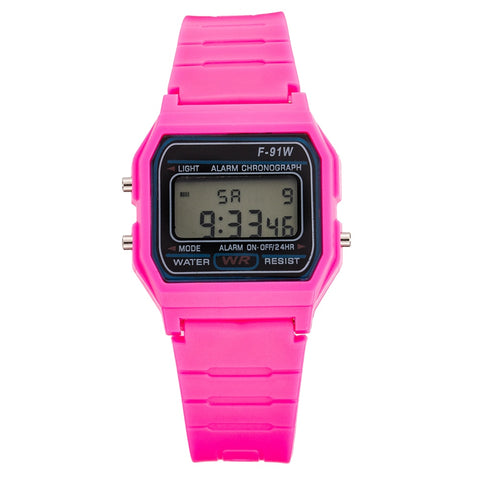 TMC#493 New Design Simple Rose Children Digital Watches Silicone Strap Boys Girls Electronic Watch Hot Montre Enfant 2019