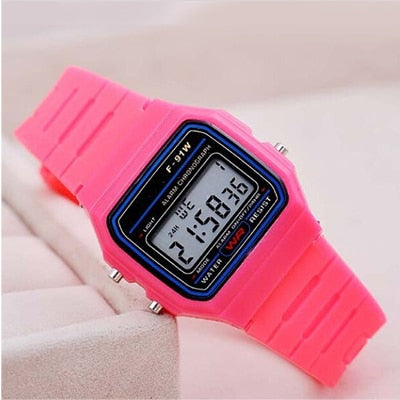 TMC#493 New Design Simple Rose Children Digital Watches Silicone Strap Boys Girls Electronic Watch Hot Montre Enfant 2019