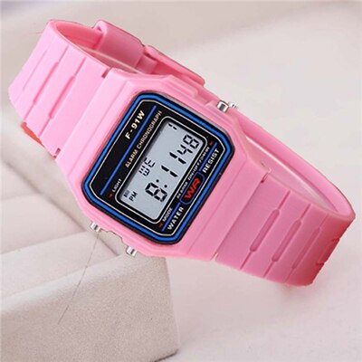 TMC#493 New Design Simple Rose Children Digital Watches Silicone Strap Boys Girls Electronic Watch Hot Montre Enfant 2019