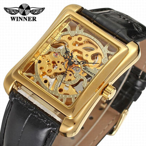 Top Luxury Automatic Mechanical Men's Watch Swiss men's personality all steel hollow automatic watches men clock relojes hombre