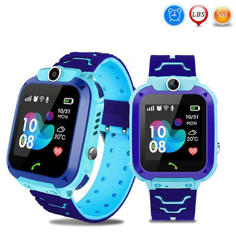 Q12 Children Smart Watch Anti-lost Kid 1.44 inch Touch Scree SOS Intelligent Watch LBS Positioning Waterproof Talking Watch