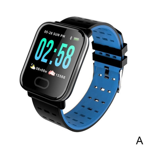 A6 Smart Watch With Heart Rate Monitor Fitness Tracker Blood Pressure Smartwatch Waterproof Reminder Men For Android IOS