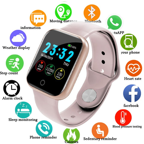 I5 for Apple Watch Pedometer Music Control Multiple Dials Heart Rate Fitness Smartwatch Men Women Android IOS VS B57 Smart Watch