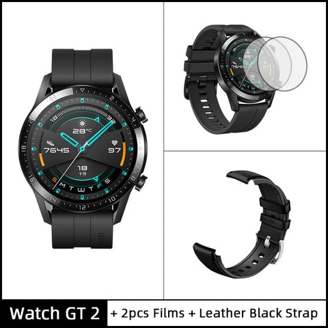 In Stock Global Version HUAWEI Watch GT 2 GT2 GPS 14 Days Working Waterproof Phone Smart Call Heart Rate Tracker For Android iOS