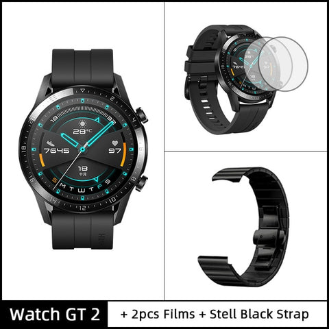 In Stock Global Version HUAWEI Watch GT 2 GT2 GPS 14 Days Working Waterproof Phone Smart Call Heart Rate Tracker For Android iOS