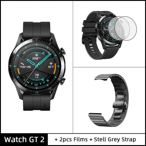 In Stock Global Version HUAWEI Watch GT 2 GT2 GPS 14 Days Working Waterproof Phone Smart Call Heart Rate Tracker For Android iOS