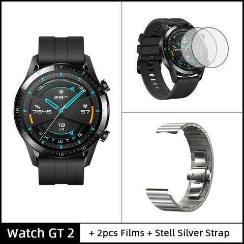 In Stock Global Version HUAWEI Watch GT 2 GT2 GPS 14 Days Working Waterproof Phone Smart Call Heart Rate Tracker For Android iOS