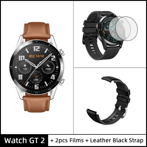 In Stock Global Version HUAWEI Watch GT 2 GT2 GPS 14 Days Working Waterproof Phone Smart Call Heart Rate Tracker For Android iOS