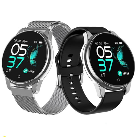 M4  Fitness SIngle Touch Band 24-Hour Heart Rate Blood Pressure Sleep Monitor Business Style Smart Watch Men Women