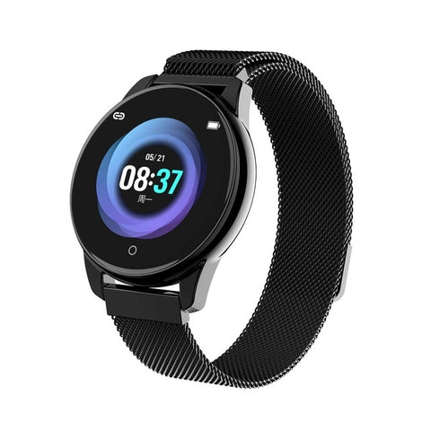 M4  Fitness SIngle Touch Band 24-Hour Heart Rate Blood Pressure Sleep Monitor Business Style Smart Watch Men Women