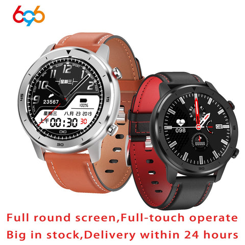 696 DT78 1.3inch Full Round Full Touch Screen Smart  Watch Band Pedometer Smartwatch Men Women Heart Rate Monitor Smart Bracelet