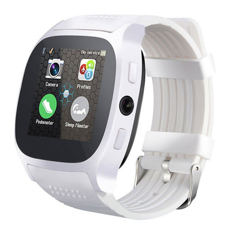 2020 Smart watch with T8 Camera touch screen Bluetooth Smart SIM watch and camera TF card for Android iPhone