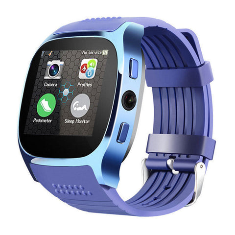 2020 Smart watch with T8 Camera touch screen Bluetooth Smart SIM watch and camera TF card for Android iPhone