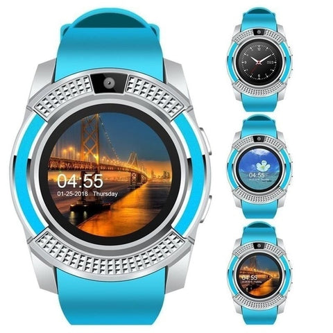 New men\'s and women\'s fashion sports smart watch with music player mobile phone watch with slot SIM card GPS