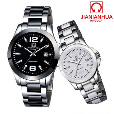 Carnival ceramic lovers automatic mechanical watch military sports dive men white ladies luxury brand watches waterproof relogio