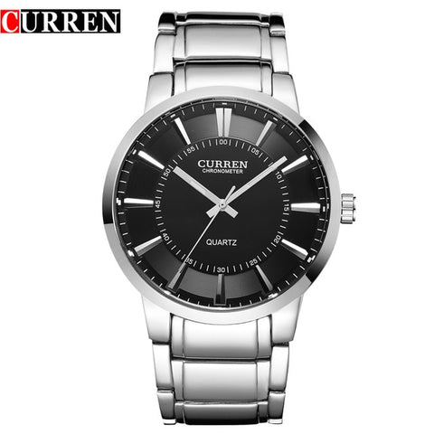 2017 CURREN Top Brand Men's Quartz Watches Men Full Steel Watch Man Casual Sport Clock Male Fashion Wristwatch Relogio Masculino